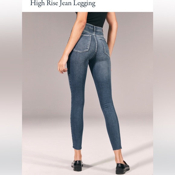 Abercrombie High Rise Jean Legging - Picture 9 of 11